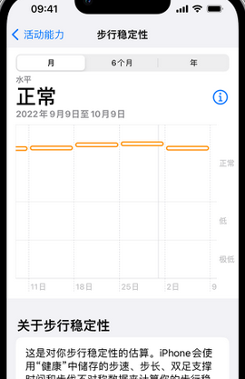 洛隆iPhone手机维修如何在iPhone开启'步行稳定性通知'