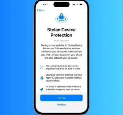 洛隆苹果授权维修店分享被盗设备保护功能开启方法 