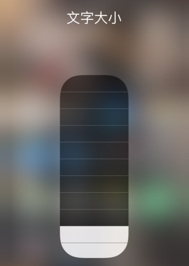 洛隆苹果手机维修分享小技巧：在 iPhone 控制中心快速调节字体大小 